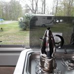 Frisch gemahlener Dinzler Kaffee aus der italienischen Espressokanne