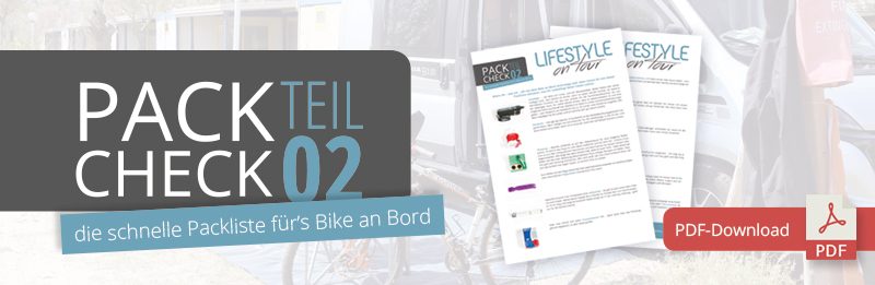 Packliste für’s Bike an Board