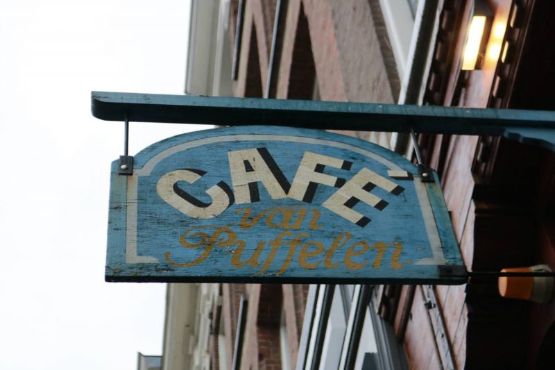 Cafe van Puffelen in Amsterdam.