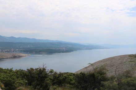 Blick nach Süden von der nördlichen Inselspitze aus.