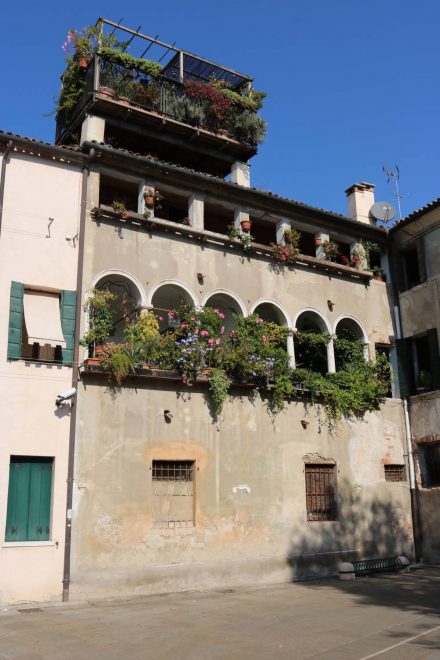 Treviso lebt mit seinen alten Häusern.