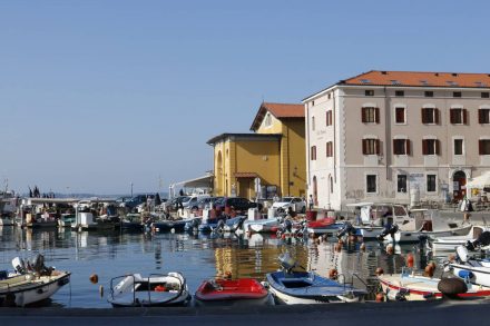 Kleiner Hafen Piran.