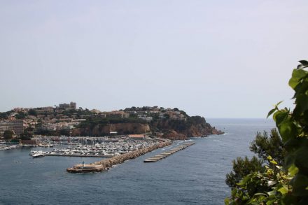 Der Hafen von Sant Feliu.