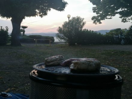 Abendstimmung am Camping Lido am Bolsena See