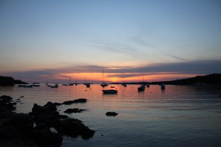 Wunderschöne Sunset-Stimmung in der Bucht Vestas